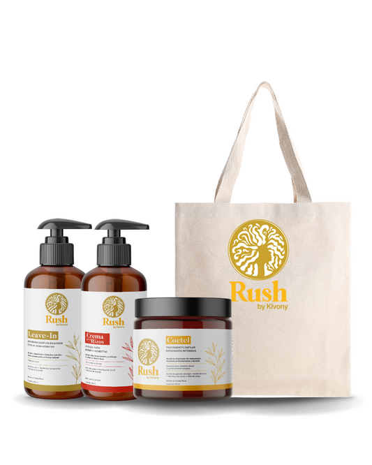 TRIO RUSH: Cocktail, Leave In and Curl Cream SPECIAL EDITION 500ML!